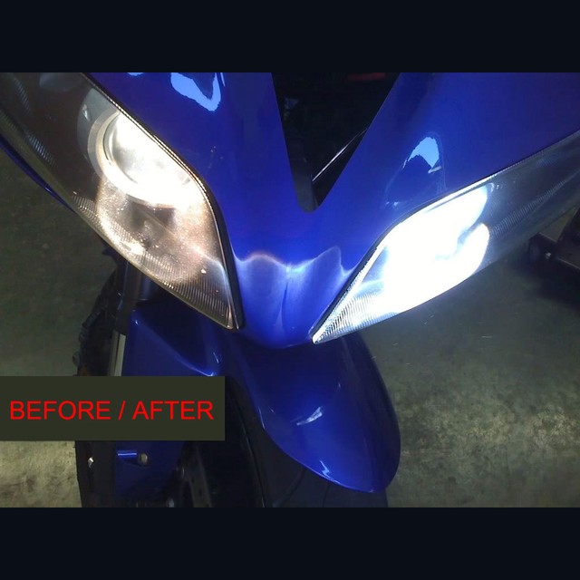 H7 LED Headlight Bulbs Kit For Yamaha YZF R6 YZFR6 2008 to 2016 R3 2016