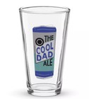 The Cool Dad Ale Can Pint Glass 16 Oz. Printed Reusable Drinkware