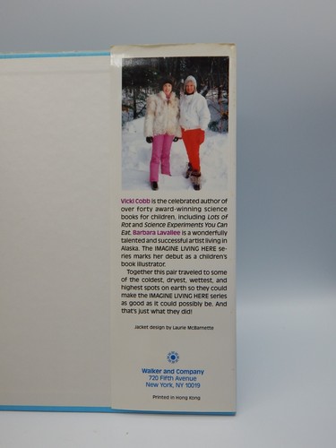 This Place Is Cold (Imagine Living Here) Vicki Cobb 1989 First Ed SIGNED -E425 - Picture 9 of 10