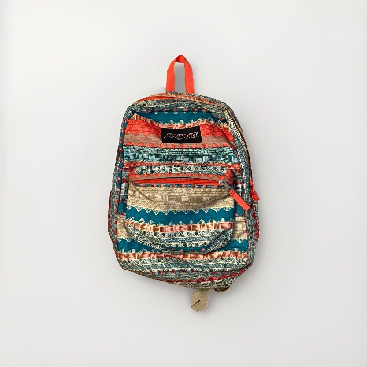 JanSport Unisex Digibreak Malt Tan Boho Stripe 1550 Cubic Inch Backpack eBay