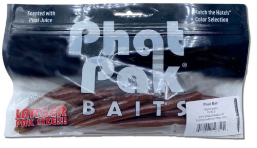 Senko Style Ribbed Stick Bait Soft Plastic Worm Bass Fishing Lure 15ct 5" - Picture 4 of 30