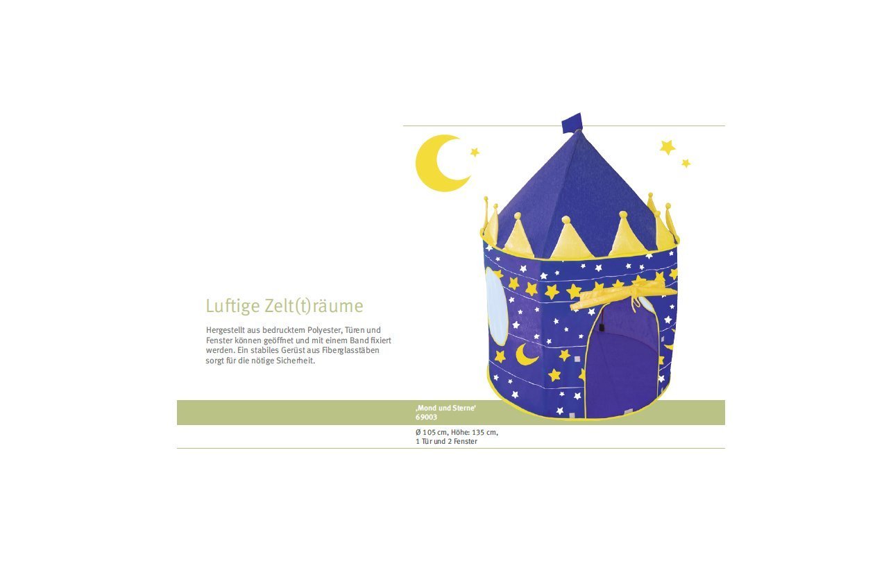 Roba 69003 - Tenda da Gioco Luna e Stelle Roba 69003 - Tenda da Gioco Luna e Stelle più economico