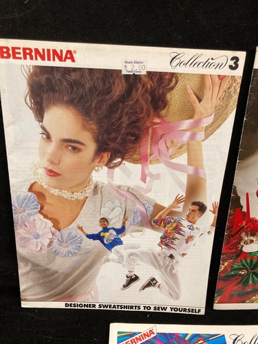 VINTAGE BERNINA EMBROIDERY COLLECTION #3,#5,& #6 WITH PATTERNS - Picture 2 of 5