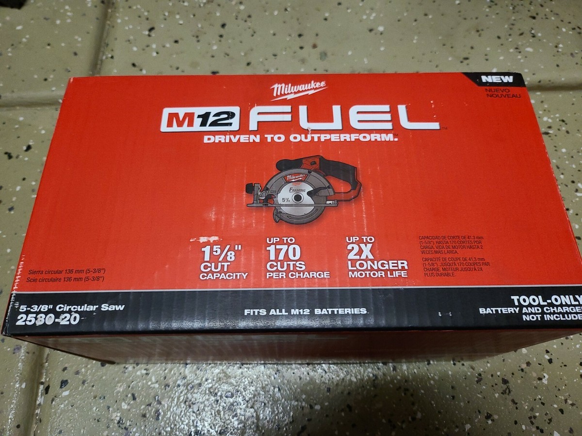 Milwaukee M12 Fuel (2530-20) Cordless Circular Saw | eBay
