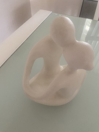THE LOVERS SCULPTURE Statue Large Size Ceramic Stunning Piece - Picture 2 of 6