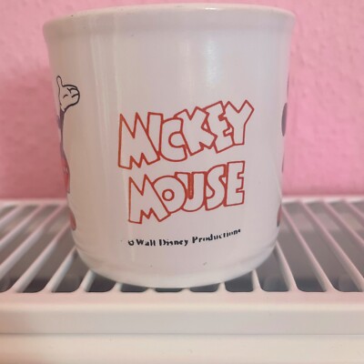 Disney Vintage Mickey Mouse Keramik Tasse Made In England Walt Disney Productions