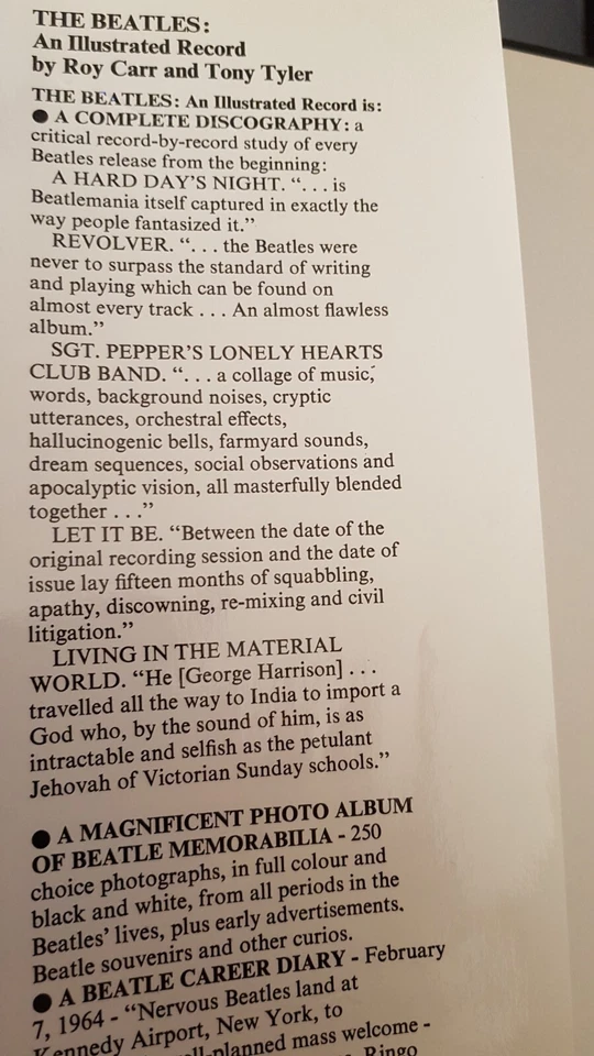 The Beatles An Illustrated Record -Rarer Hardback version - 1978 - Carr & Tyler - Image 4 of 4