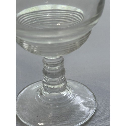Anchor Hocking MCM Manhattan Pattern Sherry Cordial Apéritif Glasses Set of 2 - Picture 4 of 5