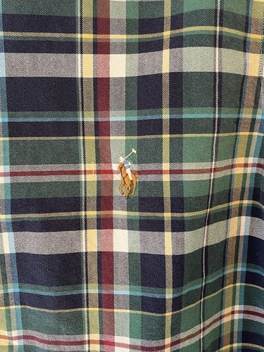 Polo Ralph Lauren Colored Pony Button Down Shirt Plaid Long Sleeve Mens L - Bild 4 von 12