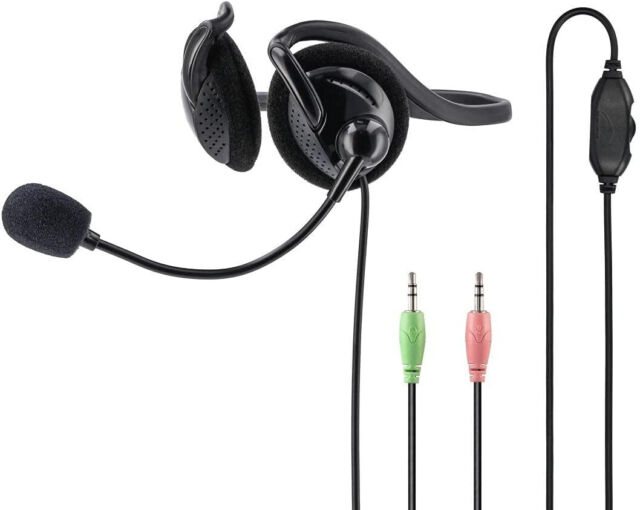 Hama PC Headset mit Nackenband (Office Headset mit Mikrofon 2x 3 5 mm Klinkenan Hama PC Headset mit Nackenband (Office Headset mit Mikrofon 2x 3 5 mm Klinkenan