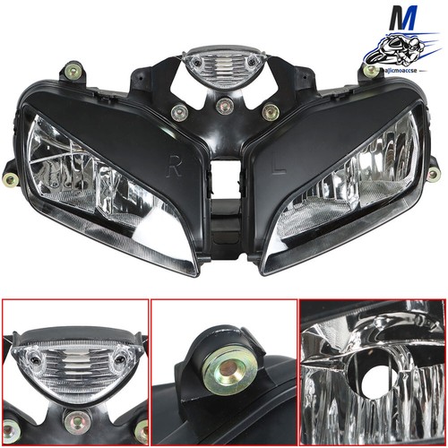 Headlight Headlamp Clear For Honda CBR600RR F5 2003 2004 2005 2006 - Picture 3 of 9
