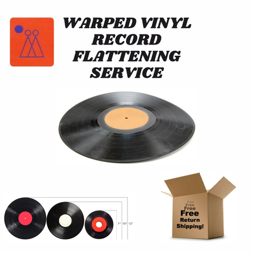 WARPED LP VINYL RECORD FLATTENING RESTORATION SERVICE FOR 7" 10" 12