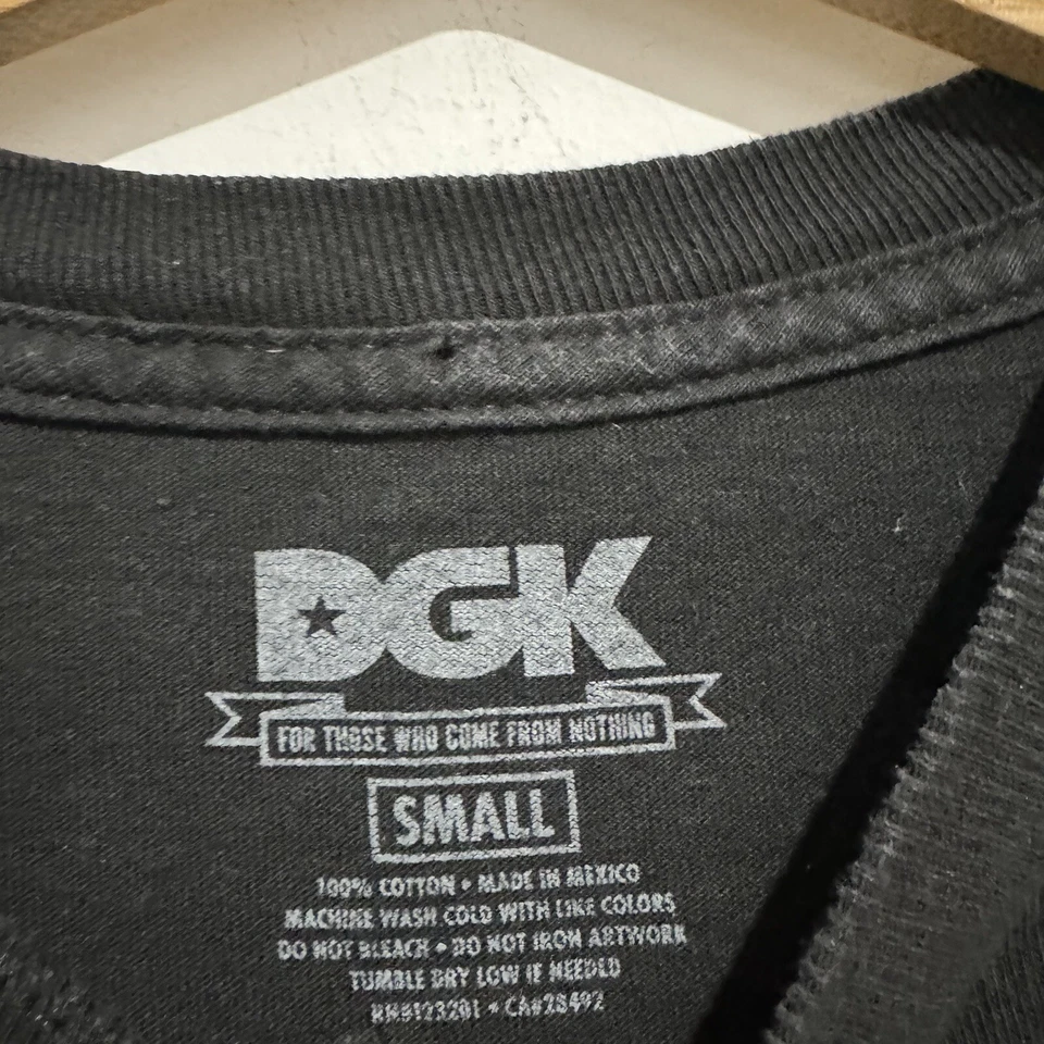 DGK Men’s Black Hail To The Blessed T-Shirt Size Small Skate Casual Cotton - image 4 of 4