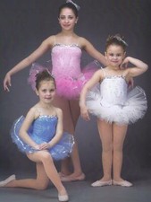 Child 6X7 Blue Ballet Dance Costume Tutu Rainbow Connection