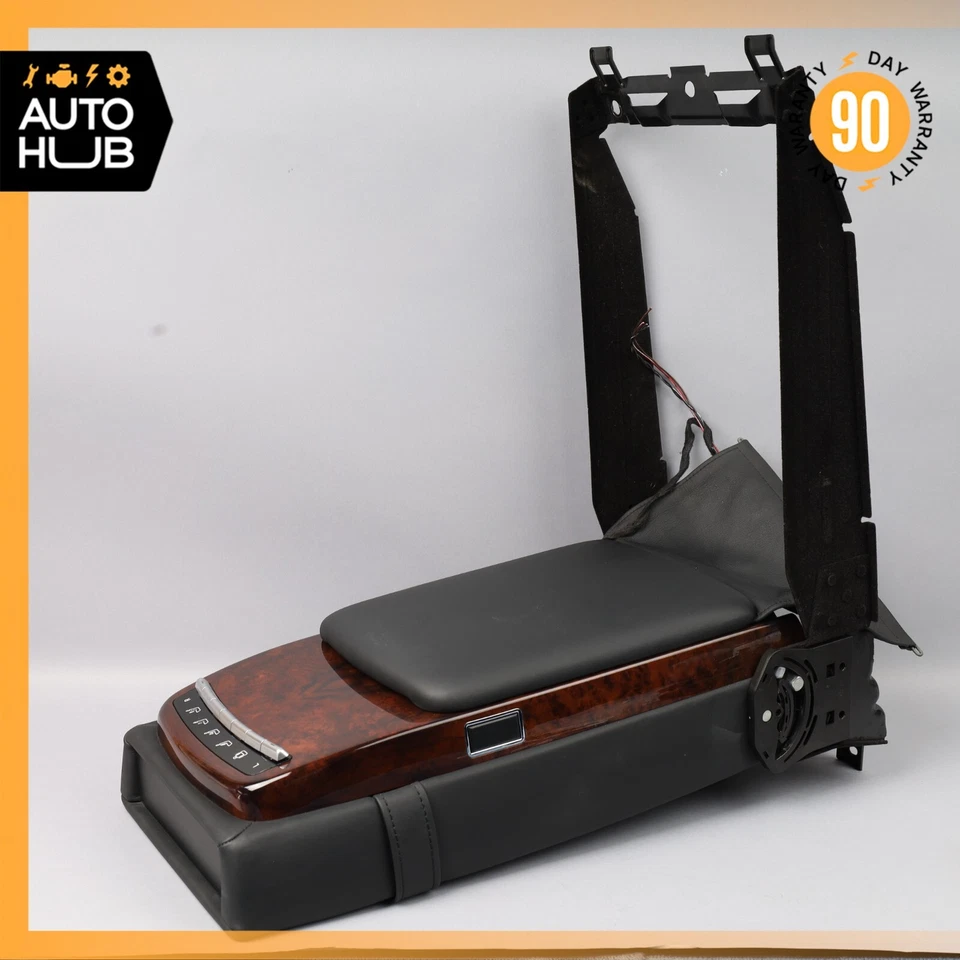 07-09 Mercedes W221 S65 AMG S600 consola central trasera reposabrazos reposabrazos negro OEM Foto 2 de 4