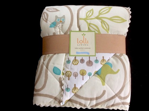 LOLLIE LIVING REVERSIBLE ANIMAL TREE - TREE DOT “COMFORTER." BRAND NEW. - Picture 7 of 12