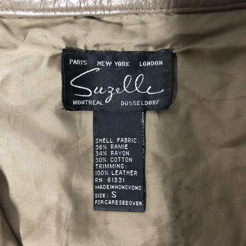 Suzelle Brown Leather Embroidered Rayon Cowgirl Women Sweater Size Small Vintage - Picture 4 of 9