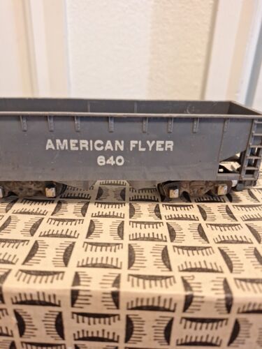 Vuntage American Flyer #640 Hopper Car S Gage 3/16"scale - Picture 8 of 16