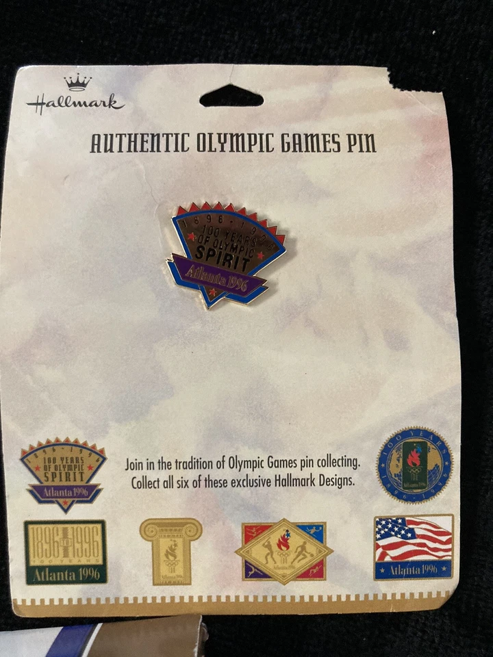 Lot of 20 1996 Atlanta Olympics Pins & Hallmark Keepsake Ornaments New Packages - Image 2 of 4