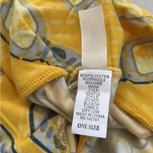 ¡NUEVO! Leggings abatibles para teléfono OS LulaRoe amarillo Y2K - Imagen 3 de 6