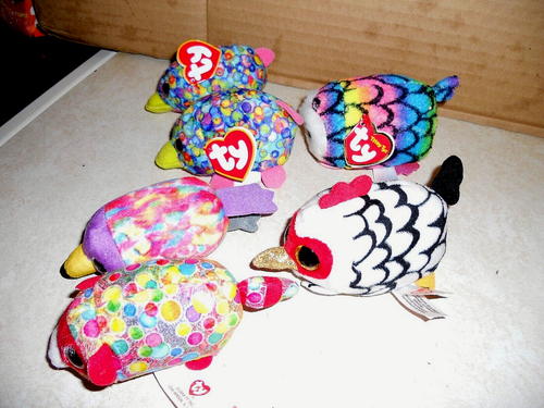 LOT OF TY TEENY TYS (2) HOOTIE & RORY & (4) MCDONALDS HAPPY MEAL TY BEANIES GUC - Picture 3 of 4