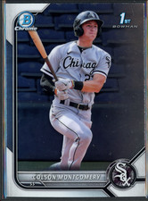 Colson Montgomery 2022 1st Bowman Chrome Baseball RC #BCP-71 Chicago White Sox 