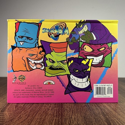 Vintage - Looney Tunes : Space Jam Popup Book - 1996 - Michael Jordan - Picture 2 of 14