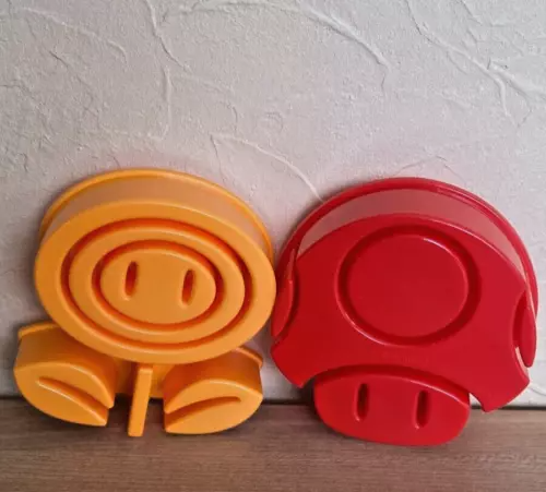 The Super Mario Ichiban Kuji Block Item Sandwich Maker Set of 2 NEW from Japan - Picture 2 of 6