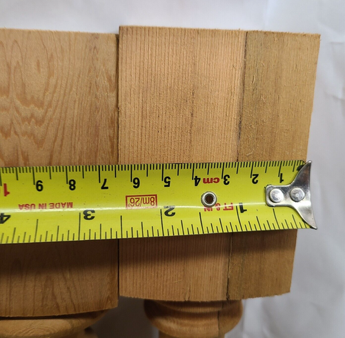 Vintage Zeder? Drechselholz Spindel Baluster 27 x 2 1/2 Zoll Menge 4 - Bild 6 von 6
