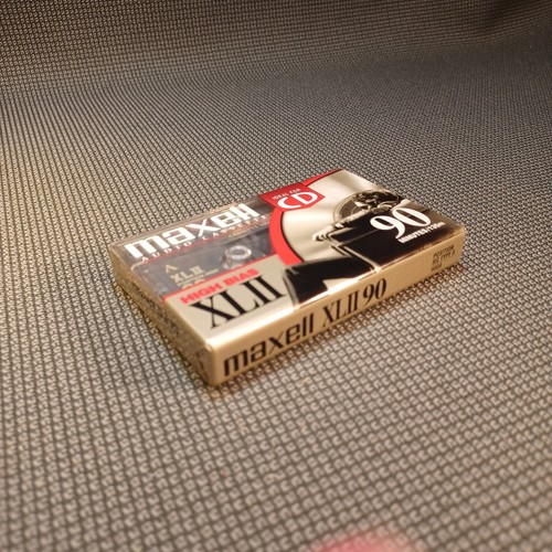 Cassette de audio sellado Maxell 90 minutos High Bias XLII 90 ideal para CD - NUEVO - Imagen 2 de 4
