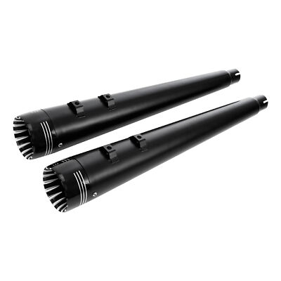 4'' Slip-On Megaphone Mufflers Exhausts Fit For Harley Road King Glide 1995-2016