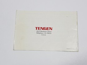 Vindicators Tengen Authentic Original NES Nintendo Manual Only *stickers