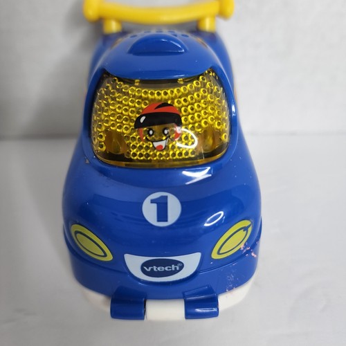 VTech Go! Go! Smart Wheels Press and Race Car Ray's Light-Up Race Car BLUE - Picture 2 of 8