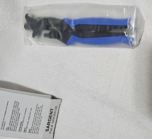 Sargent Tools SAR-200 US Sar Compression Tool for RG6/59 & RG11/7, " NEW&UNUSED" - Picture 4 of 4