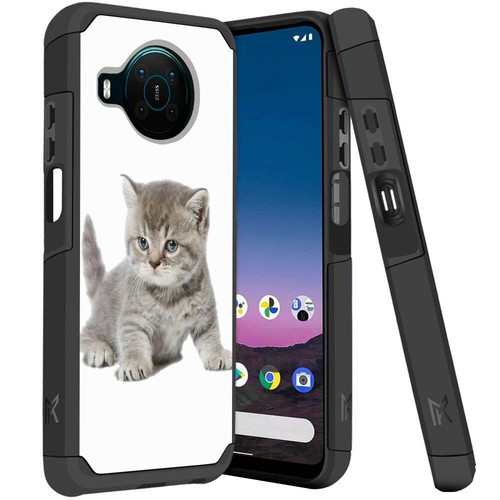 Per Nokia X100 5G custodia ibrida antiurto doppio strato + cover vetro temperato m2 - Foto 12 di 28