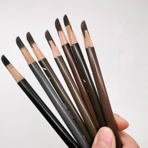 Hard Microblading Eyebrow Pen Natural Waterproof Eye Brow Tattoo Square Pencil - Picture 7 of 19