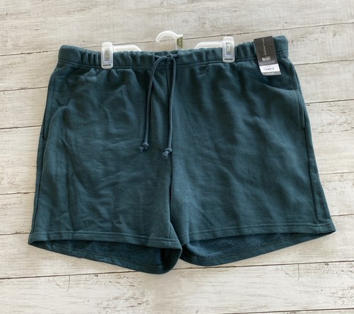 No Boundaries Mens Green Jogger Shorts 5” Inseam Elastic Waist XL 40-42 - Bild 6 von 7