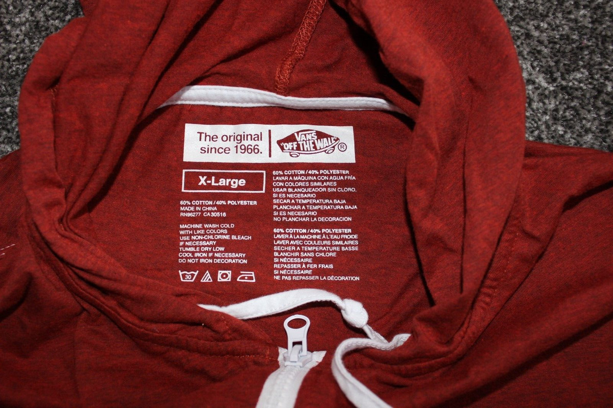 Vans core top basics zip hoodie