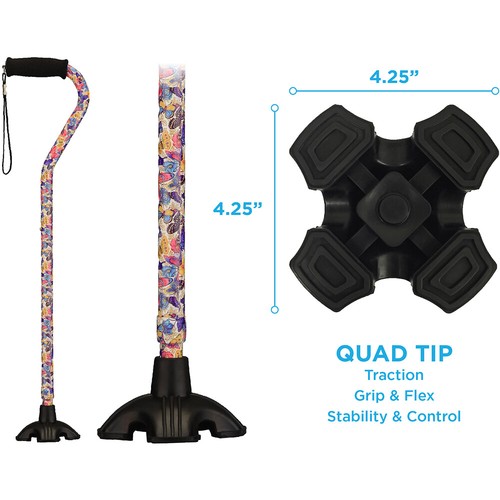 NOVA Sugarcane Medical Designer S1070 Offset leichter Gehstock - 14 Farben - Bild 58 von 59