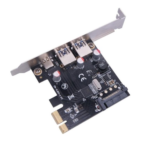 Carte d'extension Fast Speed PCIE X1 vers USB3.0/3.1 TypeC VL805 pour PCIE 1x/4x/8x/16 - Photo 6/8
