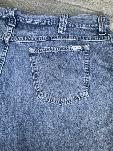 Riders By Lee Jean Shorts Womens 24W Blue Denim Boyfriend - Picture 8 of 10