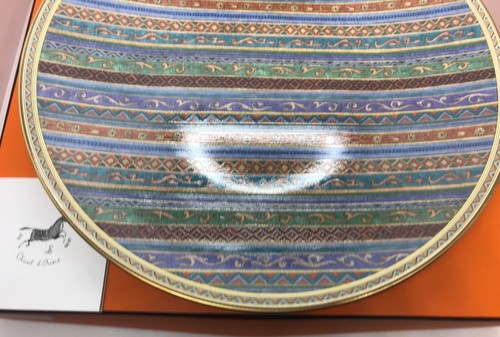 HERMES CHEVAL D'ORIENT Large Plate Presentation 31.8cm With Box - Picture 3 of 6