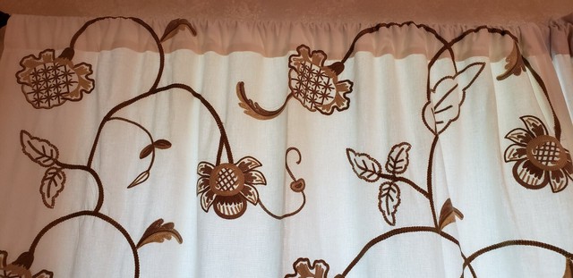 Home Garden Curtains Drapes Valances Pottery Barn Embroidered