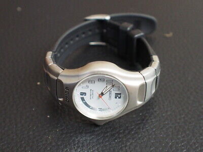 SEIKO Kinetic Jorg Hysek Date Watch Auto 5J22-0A90 Authentic |