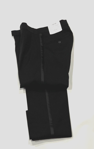 Kenneth Cole men's Slim Fit Ready Flex Tuxedo Dress Pants - size 45 x 32 - Black - Picture 5 of 6