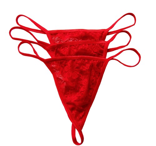 Womens Multipack x3 Lace G-String Set Pack of Ladies Underwear UK 8 10 12 14 16 - Picture 6 of 13