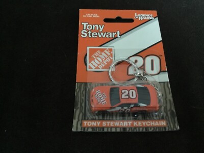 1998 Home Depot #20 Tony Stewart car keychain Legends of Racing car is 2''