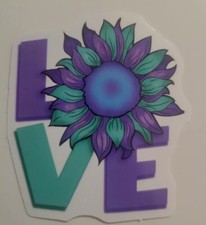 Love - Sunflower sticker