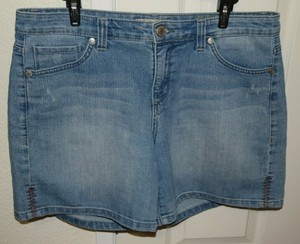 nine west jean shorts
