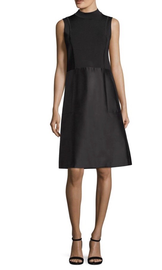 NWT Lafayette 148 ny York Indra Knit -Top A -Line Dress.Storlek L. Detaljhandel 598. NWT Lafayette 148 ny York Indra Knit -Top A -Line Dress.Storlek L. Detaljhandel 598.